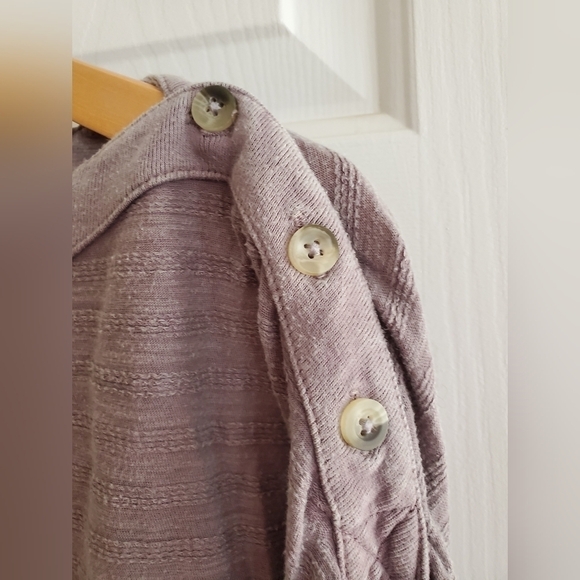 Anthropologie Crop Dolman Sleeve Top Grey Size Small - Picture 2 of 8